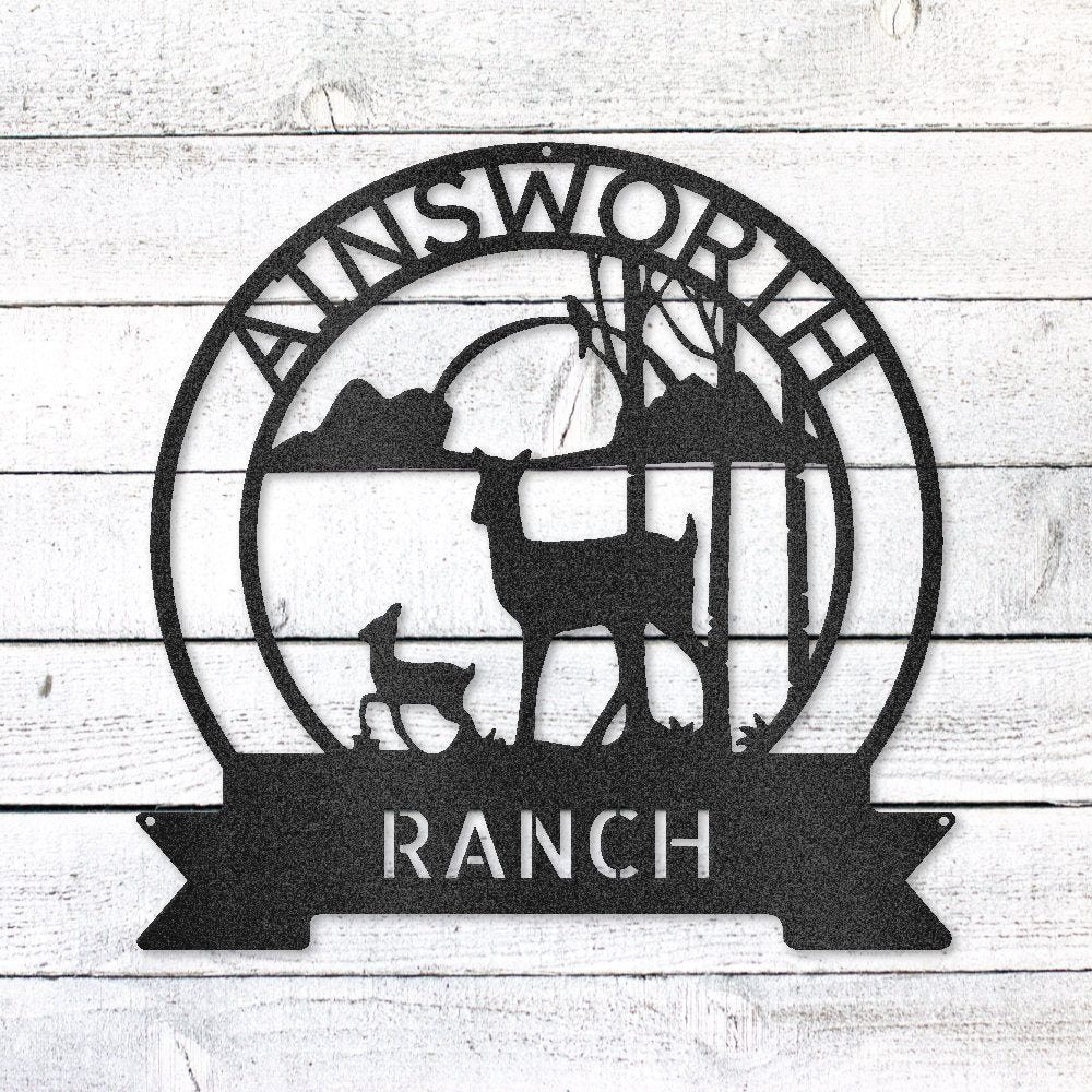 Ranch Life Metal Signs | Personalized Steel Ranch Wall Art | Made in USA
